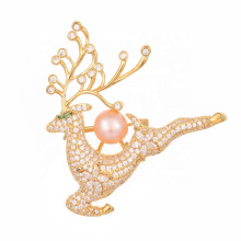 Christmas gift elk brooches women brooches